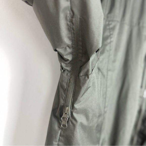 Kanga Cay Men’s XL Gray Hooded Windbreaker Jacket Vent Zipper - Picture 5 of 16